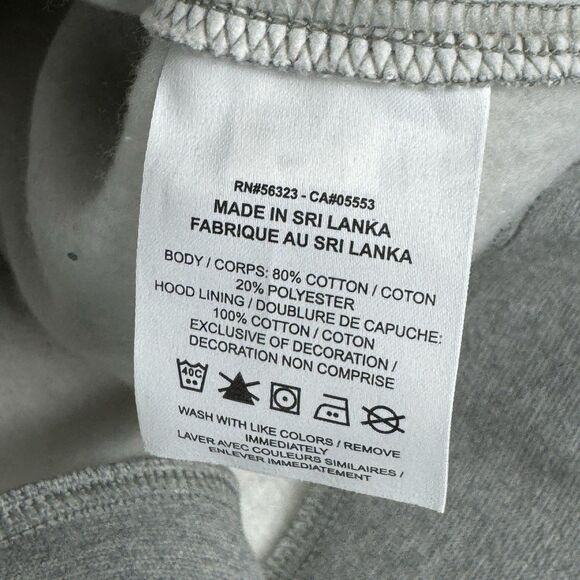 Nike Mens Hoodie Sportswear Fleece Sweatshirt Gray White Small BV2973-063 NEW - Picture 5 of 7